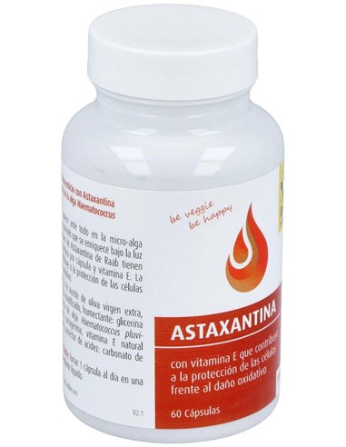 Alga Astaxantina 60 cápsulas Sg Vegan de Raab Vitalfood