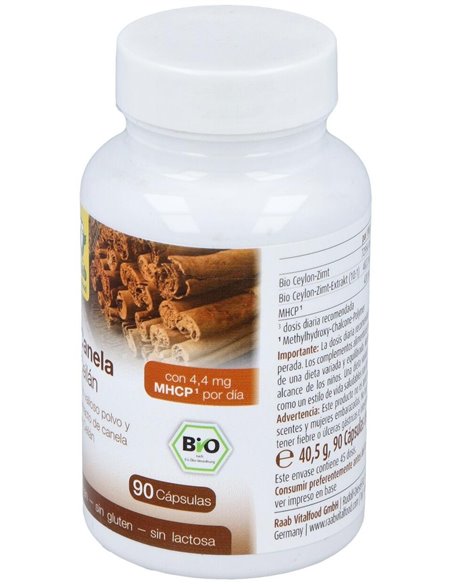 Canela 90Cap. Bio Sg Vegan de Raab Vitalfood