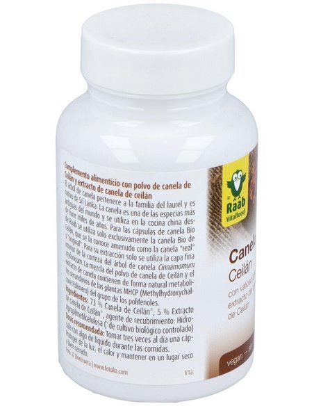 Canela 90Cap. Bio Sg Vegan de Raab Vitalfood
