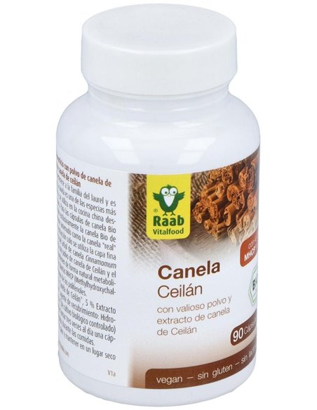 Canela 90Cap. Bio Sg Vegan de Raab Vitalfood