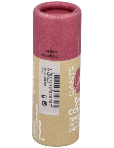 Balsamo Labial Color Kiss 02 Soft Berry 7Gr. Vegan de Sante Naturkosmetik