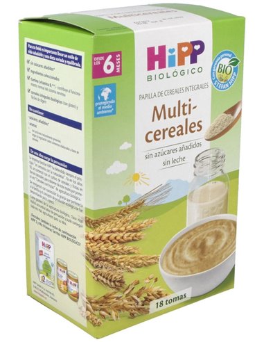 Papilla Multicereales 6Meses 400Gr. Bio S/A de Hipp