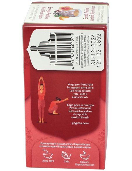 Yogi Tea Energia Positiva Arandano Hibisco 17Inf. de Yogi Tea