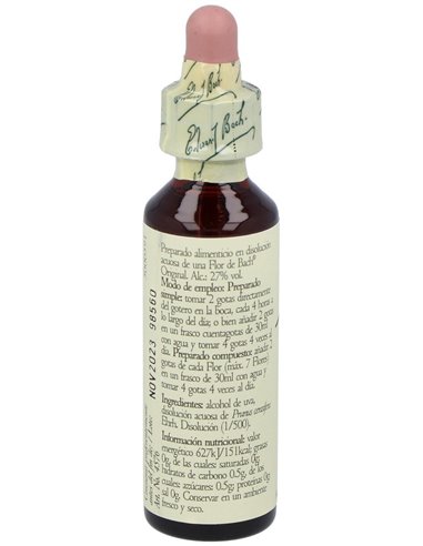 Flores Bach Cherry Plum Cerasifera 20Ml. de Flores Bach Original