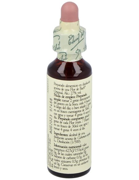 Flores Bach Chicory Achicoria 20Ml. de Flores Bach Original