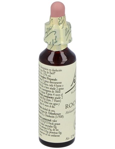 Flores Bach Rock Rose Heliantemo 20Ml. de Flores Bach Original