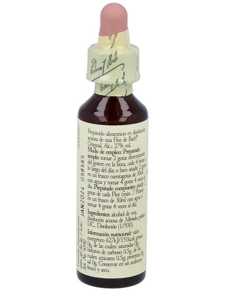 Flores Bach Mimulus Mimulo 20Ml. de Flores Bach Original
