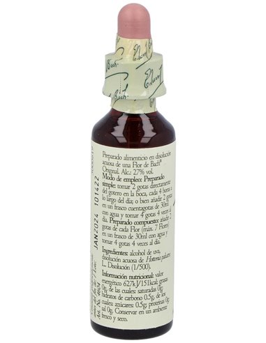 Flores Bach Water Violet Violeta Agua 20Ml. de Flores Bach Original