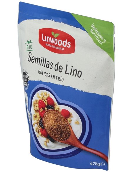 Semillas De Lino Molidas 425Gr Bio de Linwoods