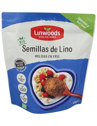 Semillas De Lino Molidas 425Gr Bio de Linwoods