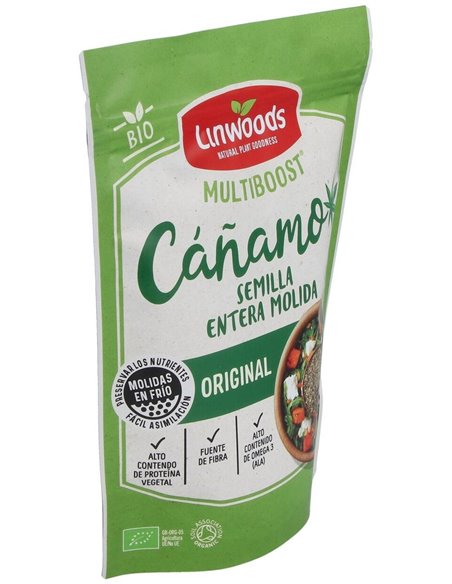 Semillas De Cañamo Molidas 200Gr. Bio de Linwoods
