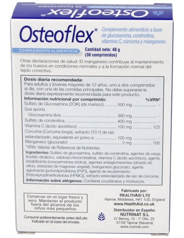 Osteoflex® 30 Comp de Health Aid