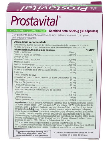 Prostavital® 30 Cáps de Health Aid