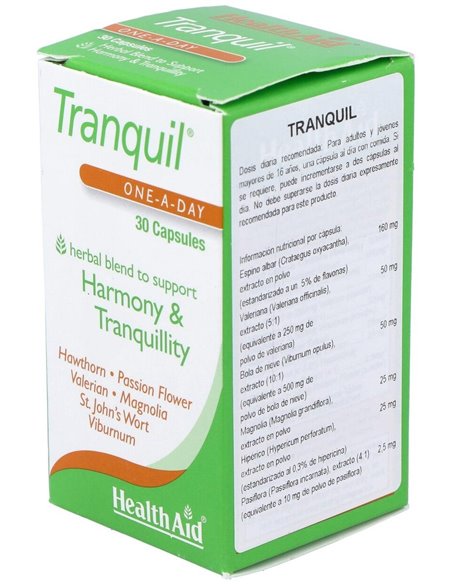 Tranquil 30Cap. Health Aid de Health Aid