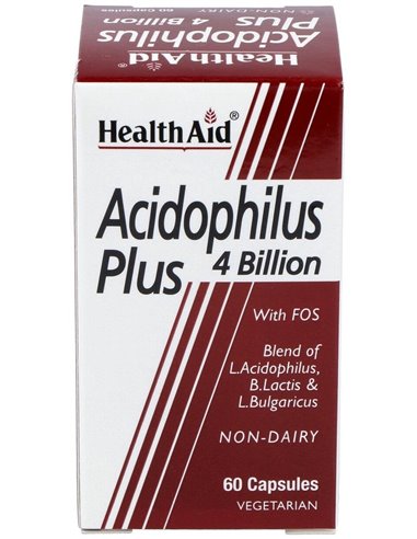 Acidophilus Plus (4.000 Millones) 60 Vcáps de Health Aid