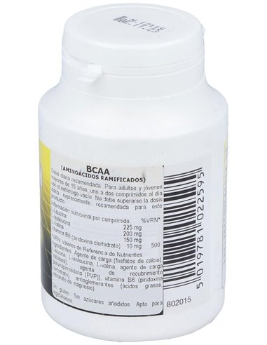 Bcaa (Aminoácidos Ramificados)  60 Comp de Health Aid