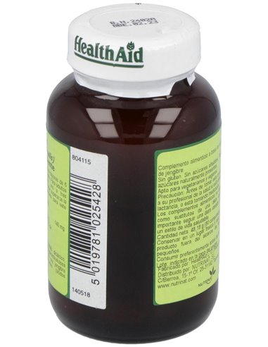 Jengibre (Zingiber Officinalis) 560 Mg 60 Comp de Health Aid