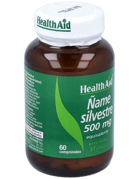 Ñame Silvestre (Dioscorea Villosa) 500 Mg 60 Comp de Health Aid