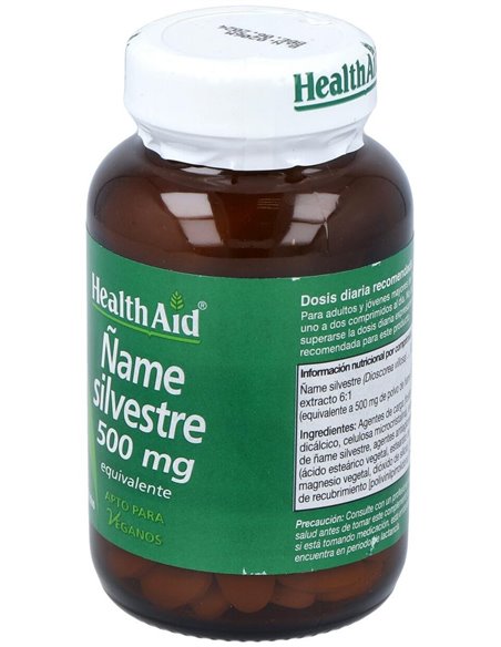 Ñame Silvestre (Dioscorea Villosa) 500 Mg 60 Comp de Health Aid