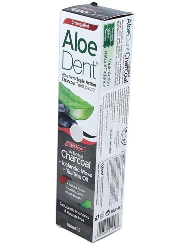 Dentífrico Aloe Con Carbón Activo 100 ml  de Madal Bal