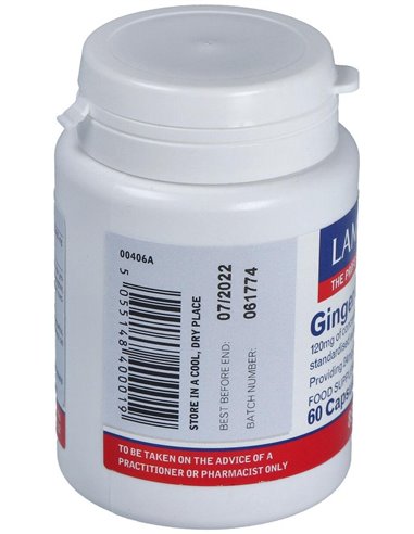 Jengibre 14.400 mg (24 mg de gingeroles) de Lamberts