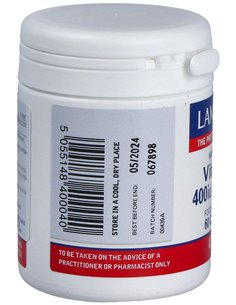 Vitamina E Natural 400 UI de Lamberts 2