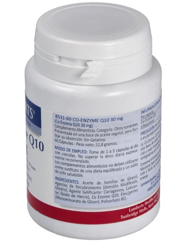 Coenzima Q10 30 mg 60 Caps. de Lamberts