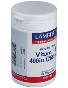 Vitamina E Natural 400 UI de Lamberts 2