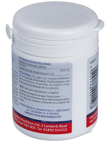 Valeriana 1600 mg (Valeriana officinalis) de Lamberts