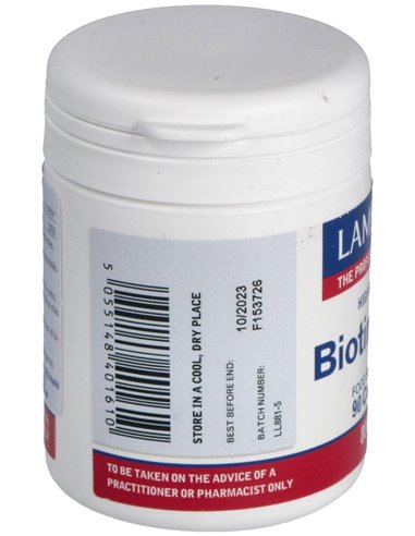 Biotina 500 µg de Lamberts