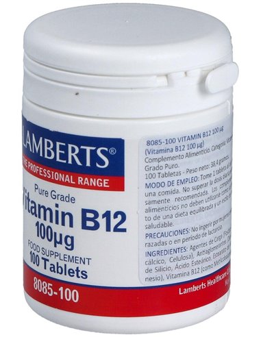 Vitamina B12 100 µg de Lamberts