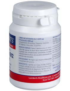 Vitamina B12 1000 µg de Lamberts 2