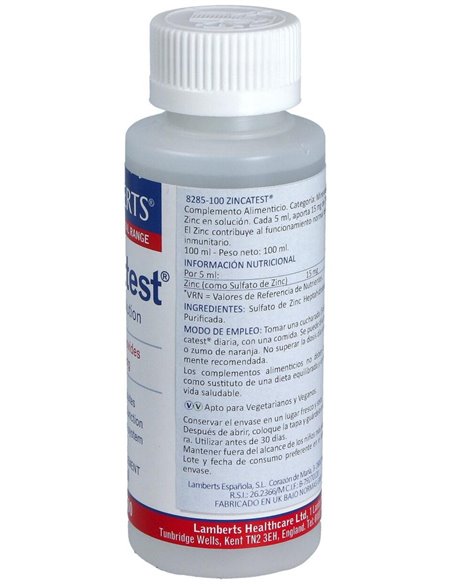 Zincatest 100 ml Líquido 100 ml de Lamberts