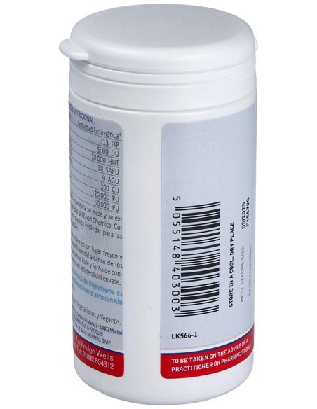 Digestizyme® (Enzimas vegetales) 100 Caps. de Lamberts