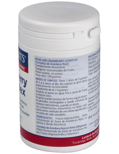 Complejo de Arándano con FOS y Vitamina C en Polvo 100 g de Lamberts