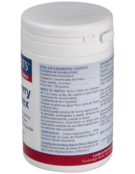 Complejo de Arándano con FOS y Vitamina C en Polvo de Lamberts