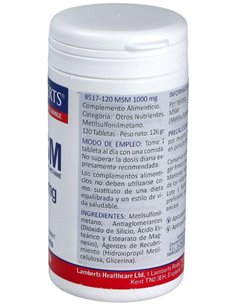 MSM 1000 mg de Lamberts 2