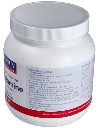 L-Glutamina en Polvo 500 g de Lamberts