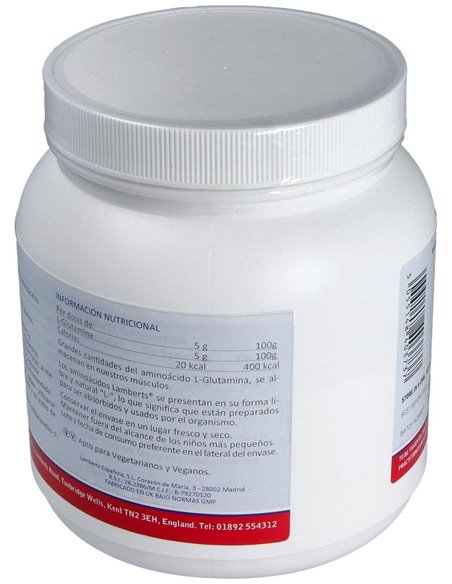 L-Glutamina en Polvo 500 g de Lamberts