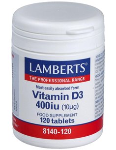 Vitamina D3 400 UI (10 µg) de Lamberts 2