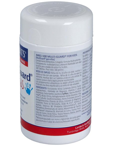 Multi-Guard® for Kids 100 Tabs. de Lamberts