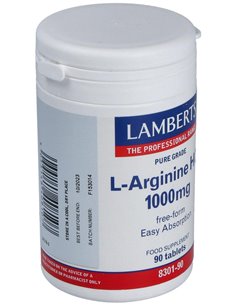 L-Arginina HCl 1000 mg 90 Tabs. de Lamberts 2