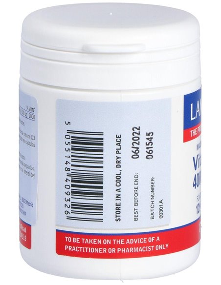 Vitamina D3 4000 UI (100 µg) de Lamberts