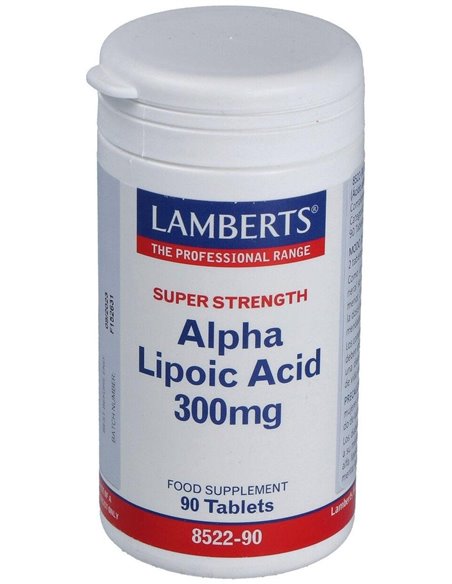 Ácido Alfa Lipoico 300 mg 90 Tabs. de Lamberts