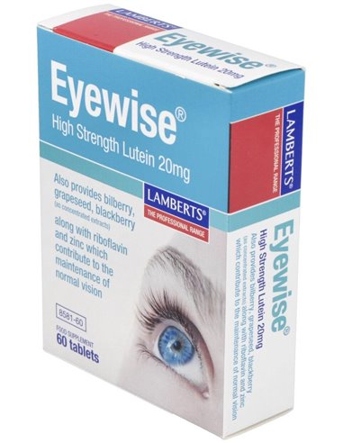 Eyewise® (Luteína, Zeaxantina,Plantas, Vit, Min) de Lamberts