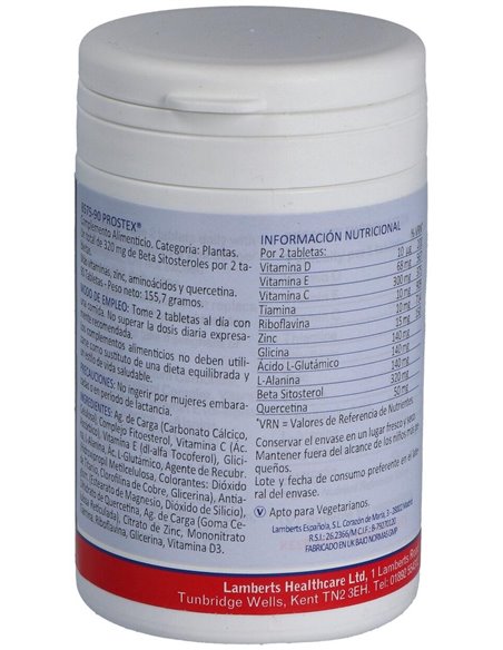 Prostex® con Beta Sitosteroles 90 Tabs. de Lamberts
