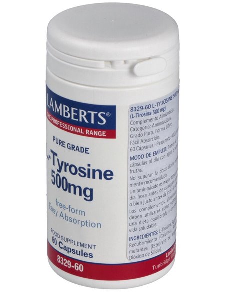 L-Tirosina 500 mg de Lamberts