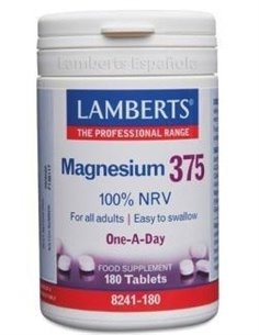 Magnesio 375 mg por tableta de Lamberts 2