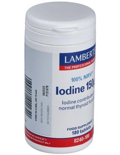 Yodo 150 µg (Como yoduro de potasio) 180 Tabs. de Lamberts 2