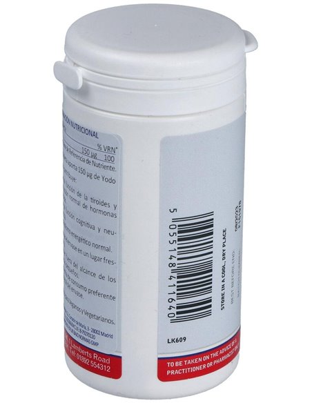 Yodo 150 µg (Como yoduro de potasio) de Lamberts